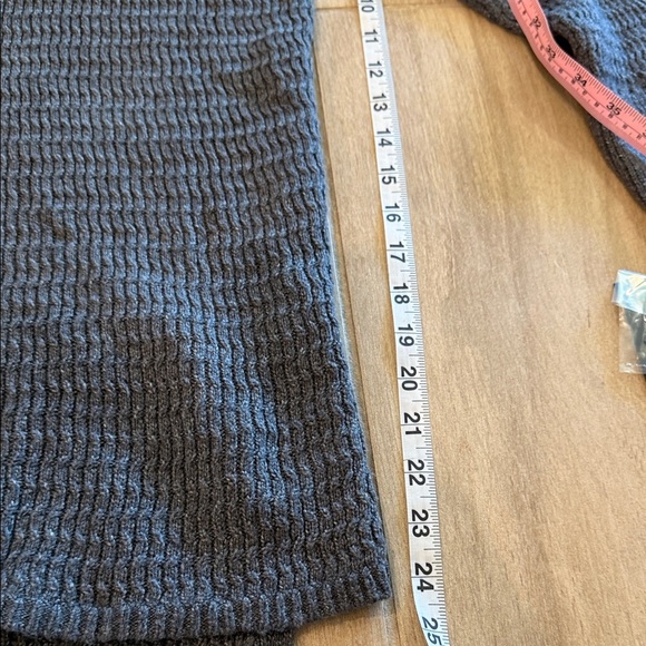 Style & Co. steel Grey Heather Cowl Neck Sweater NWT PM - Picture 3 of 15